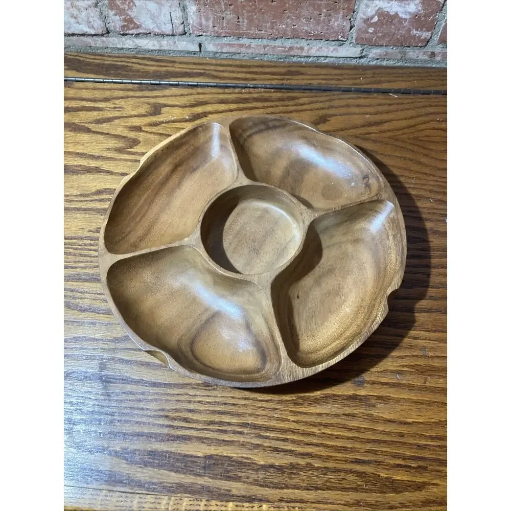 Mountainwoods Chip and Dip Tray, Acacia Wood